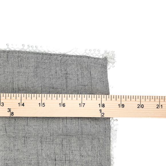 Dining Table Napkins Polyester Fabric Set of 4 in Gray 18.75 x 18.75 Inches - Picture 4 of 4